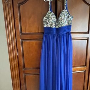 Bling blue dress